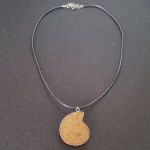 Ammonite Pendant Necklace